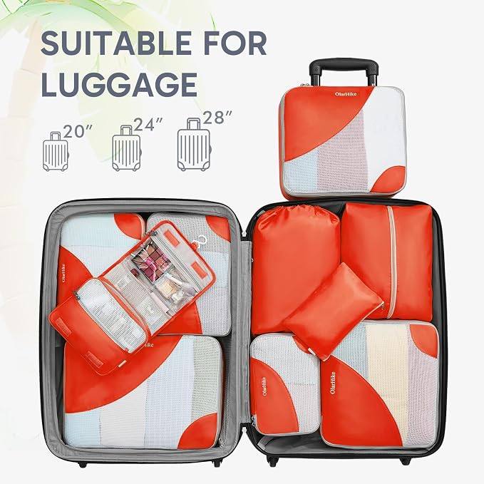 ALL INCLUDED 10 Set Sturdy Packing Cubes - Image 7