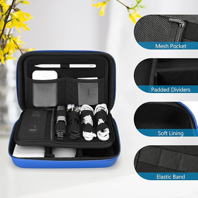 ProCase Hard Travel Electronic Organizer Case - Image 3