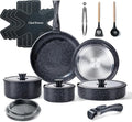 Chef Power Ceramic Nonstick Cookware Set 19 Piece by ChefPower
