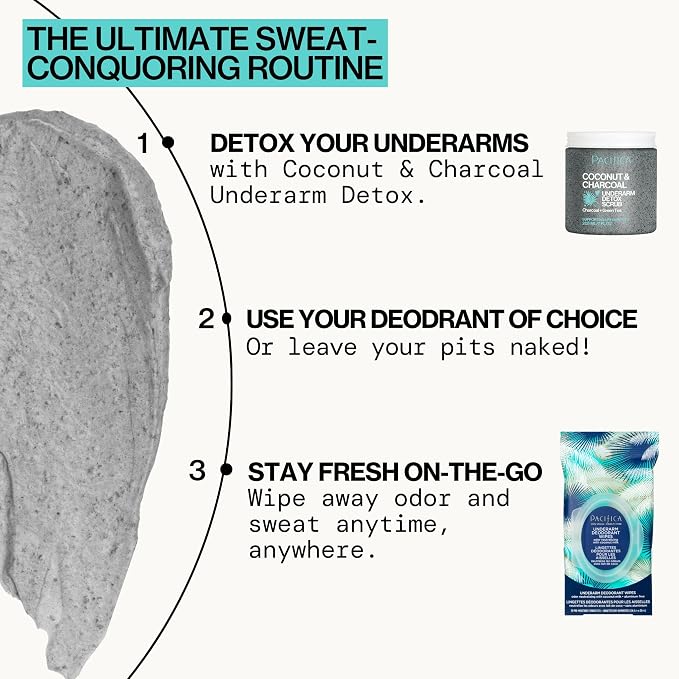 Pacifica Beauty Coconut Milk & Essential Oils Underarm Deodorant Wipes - Image 9