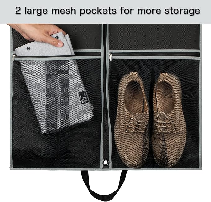 Zilink Long Garment Bags for Dresses Coat Bags for Travel and Storage 60 inches - Image 4