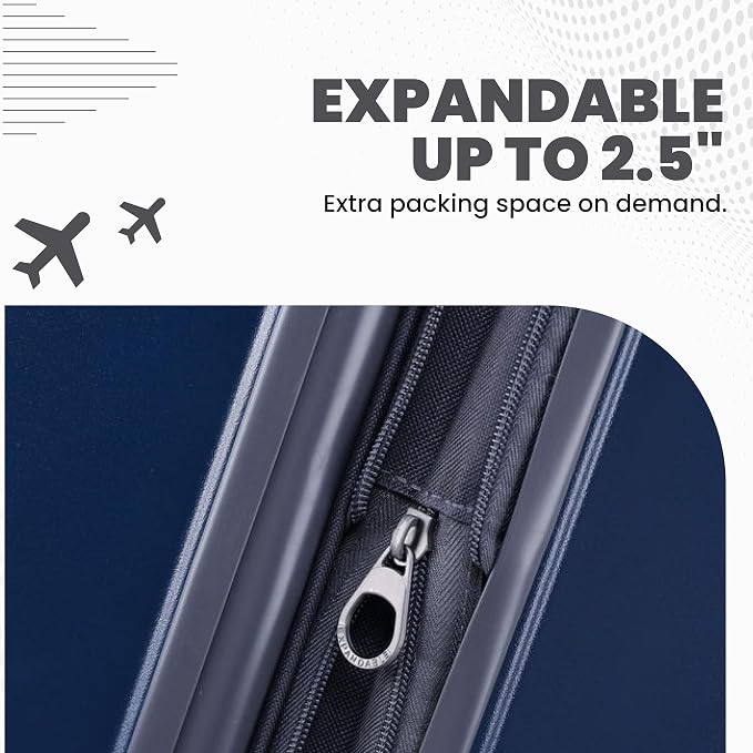 Spyder Carve 25 Inch Medium Expandable Hardside Upright Suitcase, - Image 5