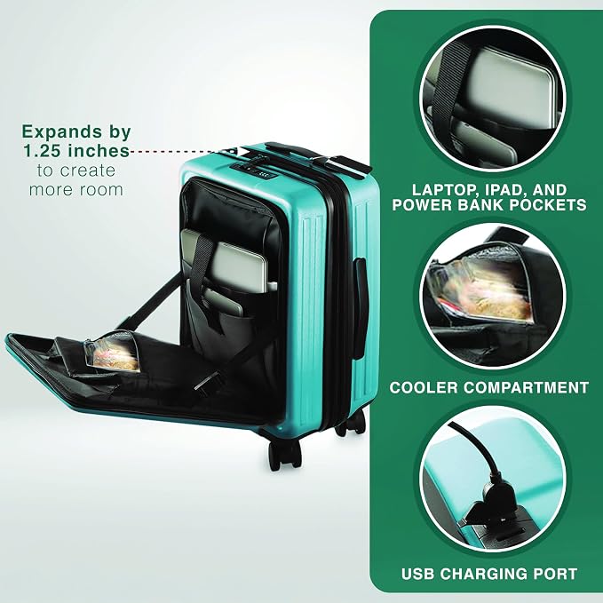 Luggage Sets 3 Piece, 22 Inch Carry on Luggage and 28 Inch Suitcases - Image 4