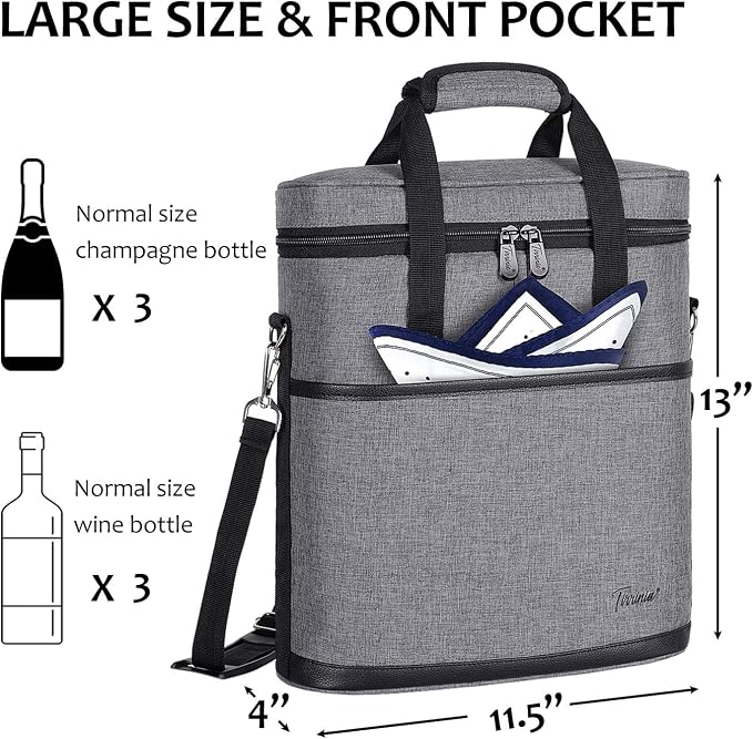 Tirrinia Insulated Wine Gift carrier - Image 4