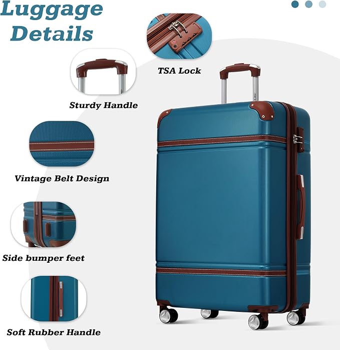 Merax Suitcase Set 28 inches Expandable Luggage - Image 4