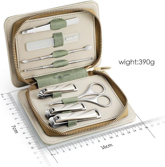 8-Piece Manicure Pedicure Set-Stainless Steel Nail Clippers Toenail Fingernail - Image 6