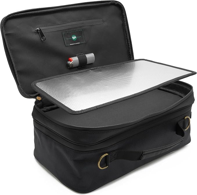 Large Storage Case with TSA Combination Lock Bag, Portable Carbon Lined - Image 8