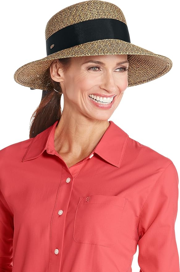 Coolibar UPF 50+ Women's Asymmetrical Clara Sun Hat by CoolibarSunProtectiveClothing