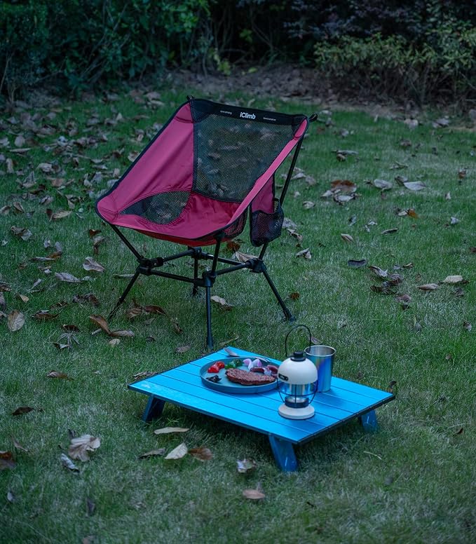 iClimb Ultralight Compact Camping Folding Beach Chair - Image 8