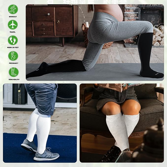 LEVSOX Wide Calf Compression Socks - Image 7