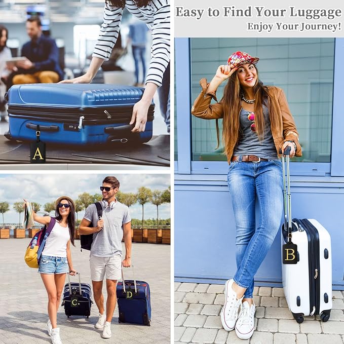 Personalized Initial Luggage Tags - Image 7