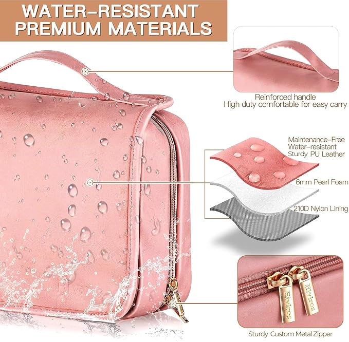 Elviros Hanging Travel Toiletry Bag - Image 2