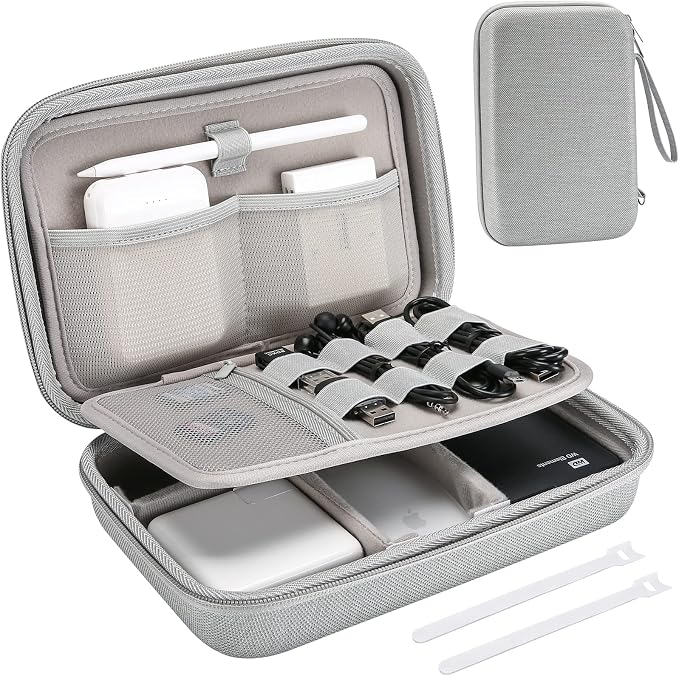 ProCase Hard Travel Electronic Organizer Case by ProCase