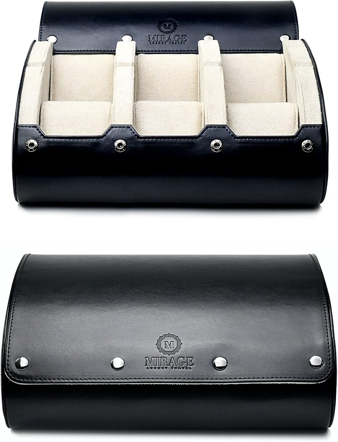 M Mirage Luxury Travel 6 watch display case organizer by MirageLuxuryTravel