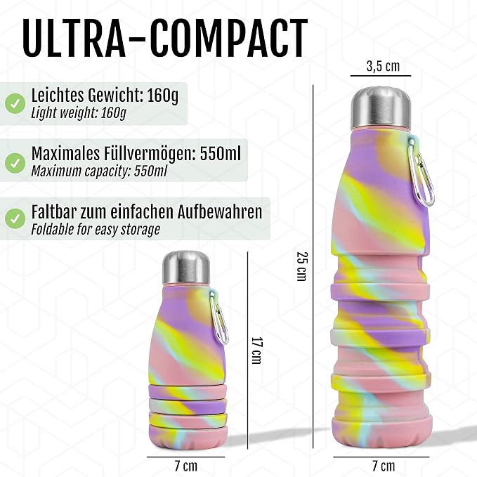 Foldable Drinking Bottle - Image 3