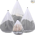 4Pcs Mesh Laundry Bags Washing Machine Mesh Wash Bags by OKAKA