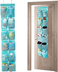 Over the Door Hanging Shoe Organizer, 12 Pockets by GOMAJI