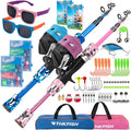 Kids Fishing Pole Set, Telescopic Fishing Rod Reel Combo Kids Starter Kit by THKFISH