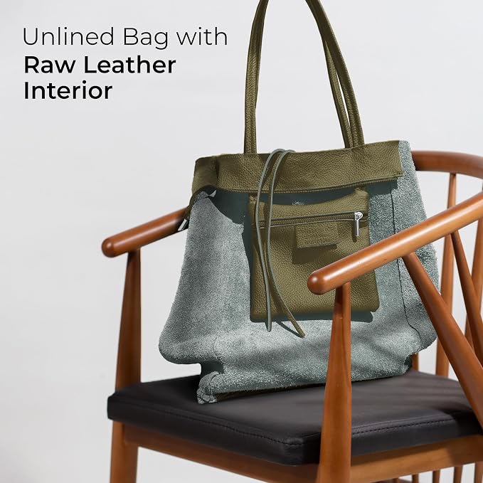Italian Calf Leather Tote for Women - Image 5