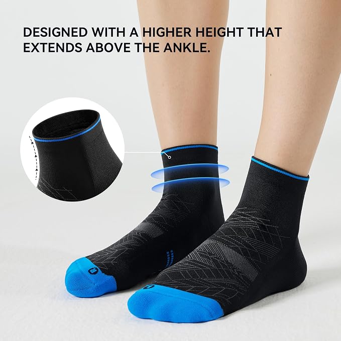CS CELERSPORT 2/5 Pairs Ankle Compression Socks - Image 4