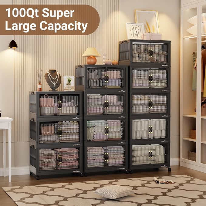 BROVIEW 500Qt Stackable Storage Bins - Image 8