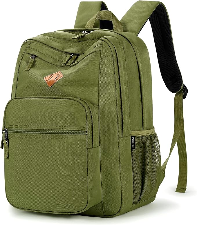 ZORFIN 26L Backpack for College, and Travel: Water Resistant Bookbag by ZORFIN-SimpleYetChic