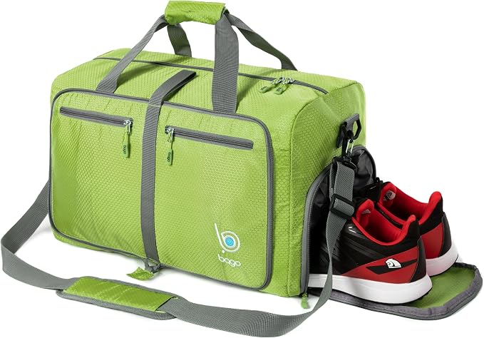 Bago Foldable Duffel Bags for Traveling Women & Men - 40L Sports Packable - Image 8