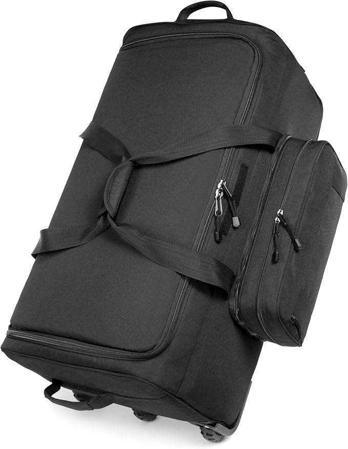 Mountain Land 120L Tactical Duffle Bag Rolling Duffle Bag by MountainLand