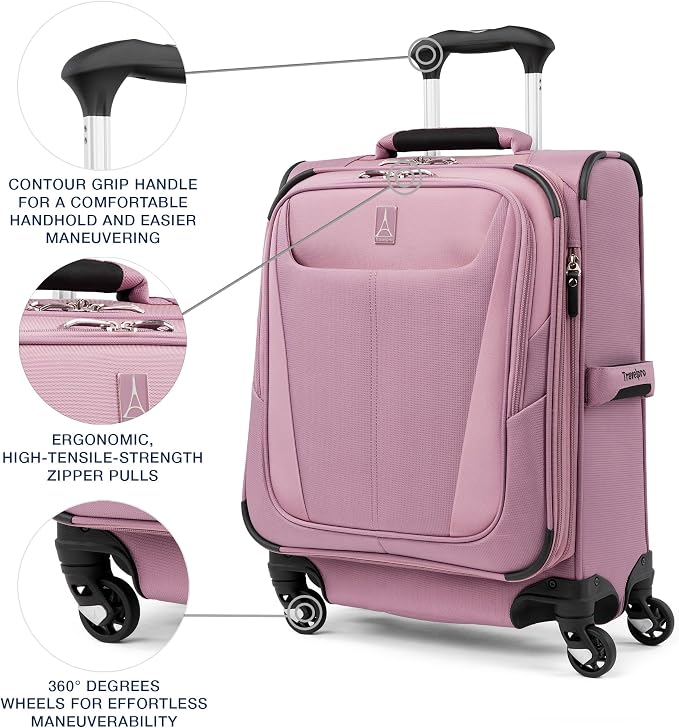 Travelpro Maxlite 5 Softside Expandable Carry-On Luggage - Image 4