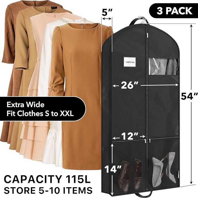 Simple Houseware 54-Inch Travel Garment Bag - Image 2