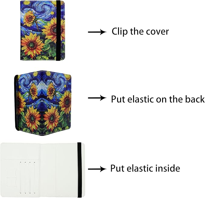 Passport Holder for Women and Men PU Leather Passport Cover for Travel - Image 3