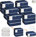 6 Pack Compression Storage Bags - 110L Large Capacity Comforter Storage Bag by Homsorout