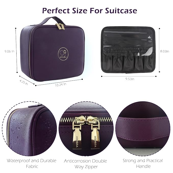 MOMIRA Travel Makeup Bag Cosmetic Bag Makeup Organizer Bag - Image 2