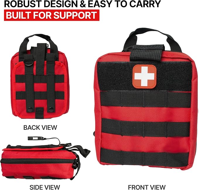 MOLLE Rip Away EMT First Aid IFAK Pouch Medical Empty Bag - Image 6