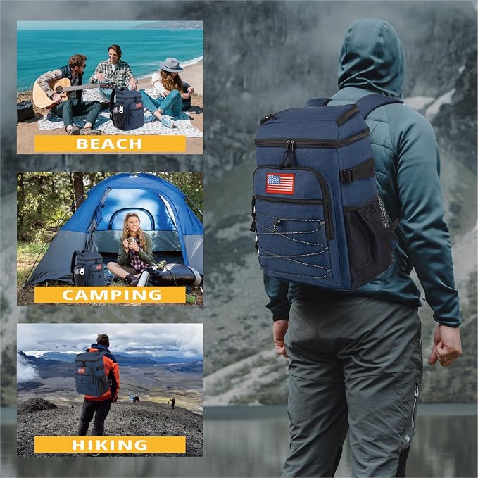 Tactical Backpack Cooler, 25L Cooler Backpack Insulated Leak-Proof, Heavy Duty - Image 2
