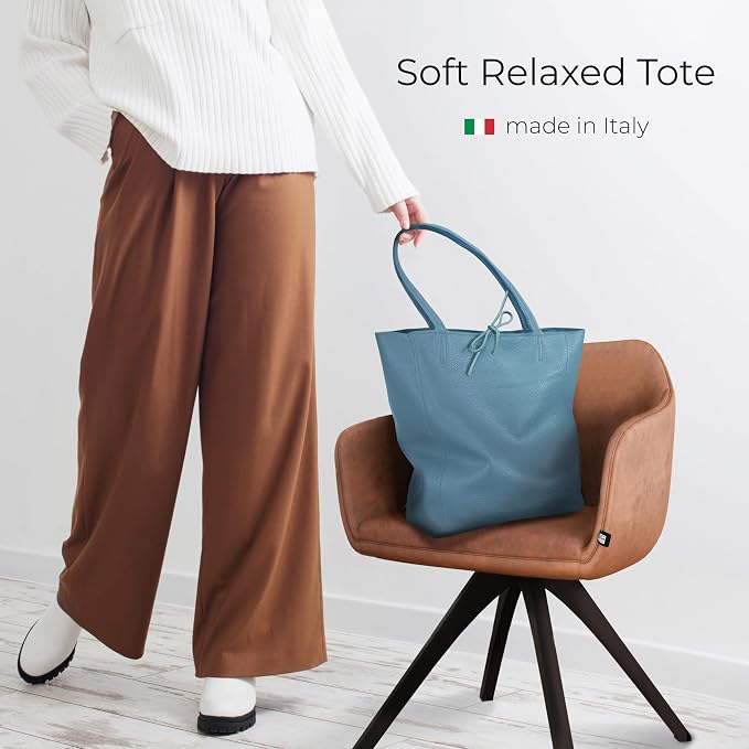 Italian Calf Leather Tote for Women - Image 4
