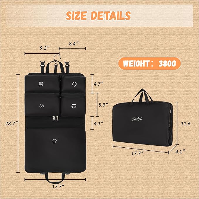 Hanging Packing Cubes, Garment Bags - Image 3