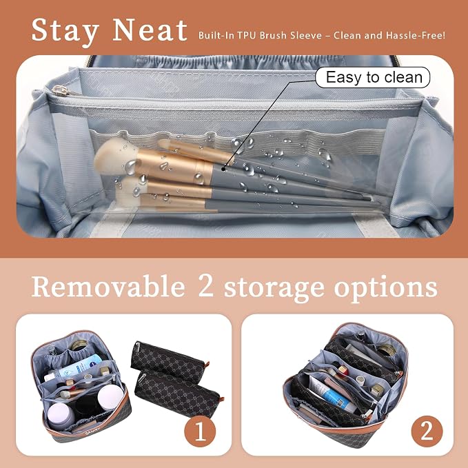 BOYATU Travel Makeup Bag Cosmetic Bags - Image 4