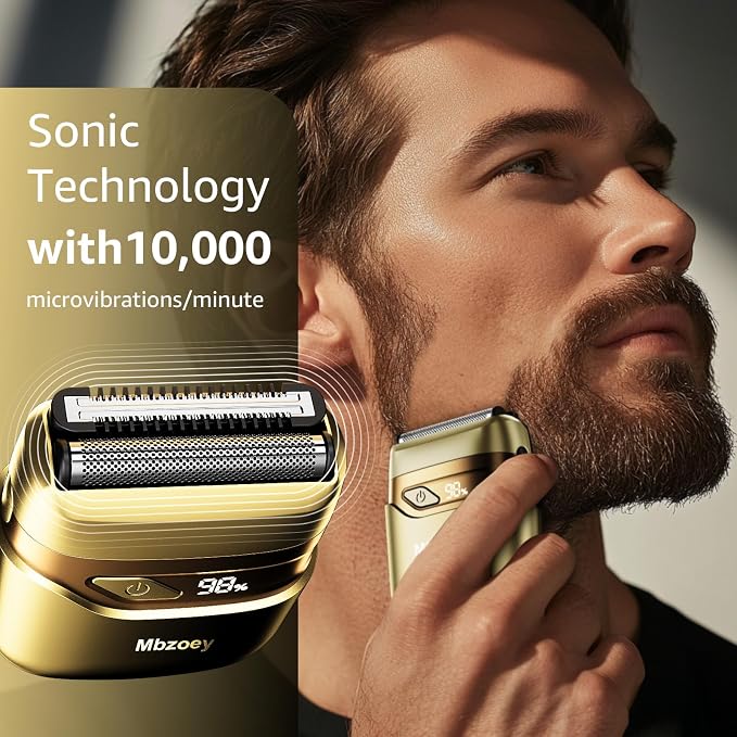 Electric Foil Shavers for Men, Mini Electric Razor, Compact Face Shaver - Image 8