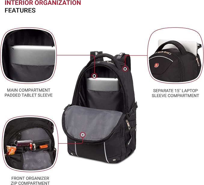 SwissGear 3258 Laptop Backpack - Image 4