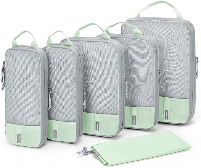 BAGSMART 6 Set Compression Packing Cubes by BAGSMART