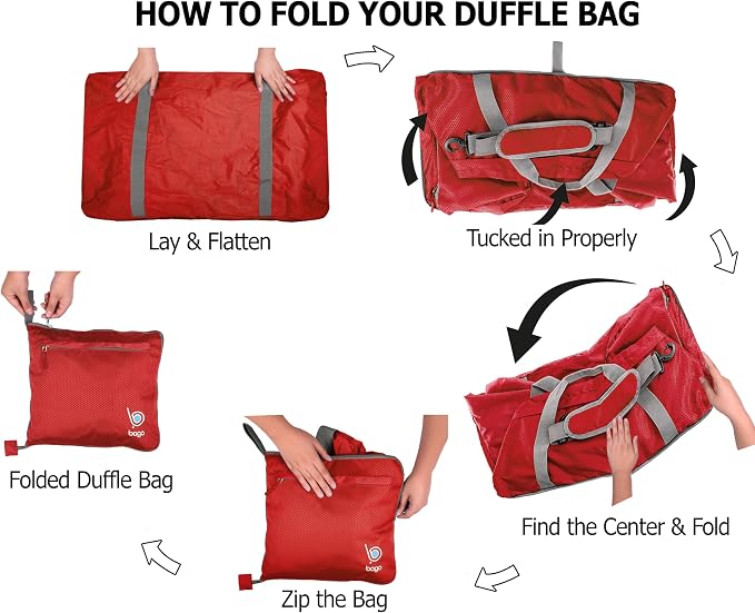 Bago Big XXL Foldable Duffel Bags - Image 9