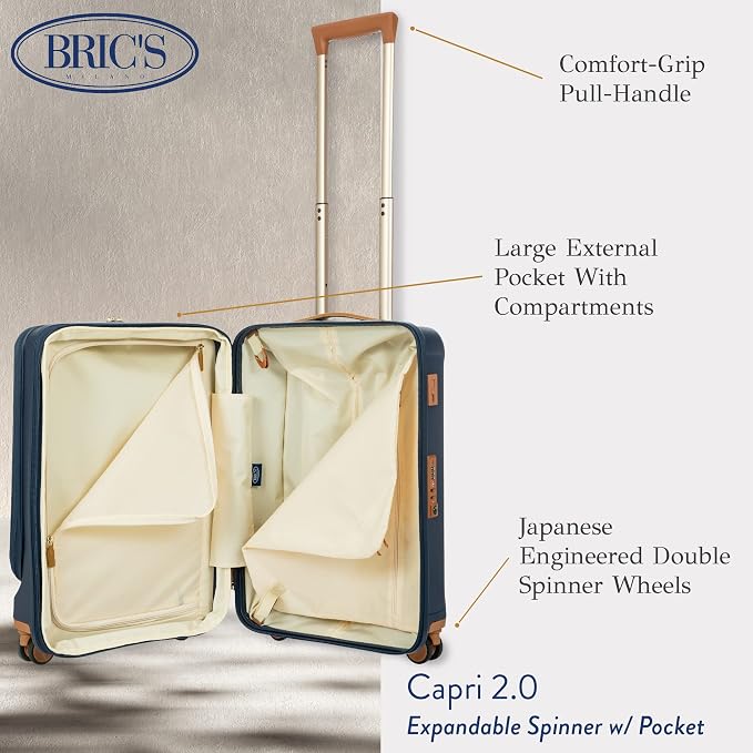 Bric's Capri 2.0 21" Spinner w/Pocket Expandable - Image 3