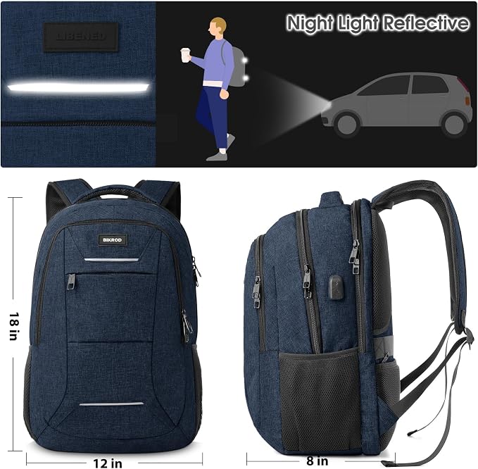 Backpack for Men Women, School Backpacks for Teen Boys, Business Anti Theft - Image 5