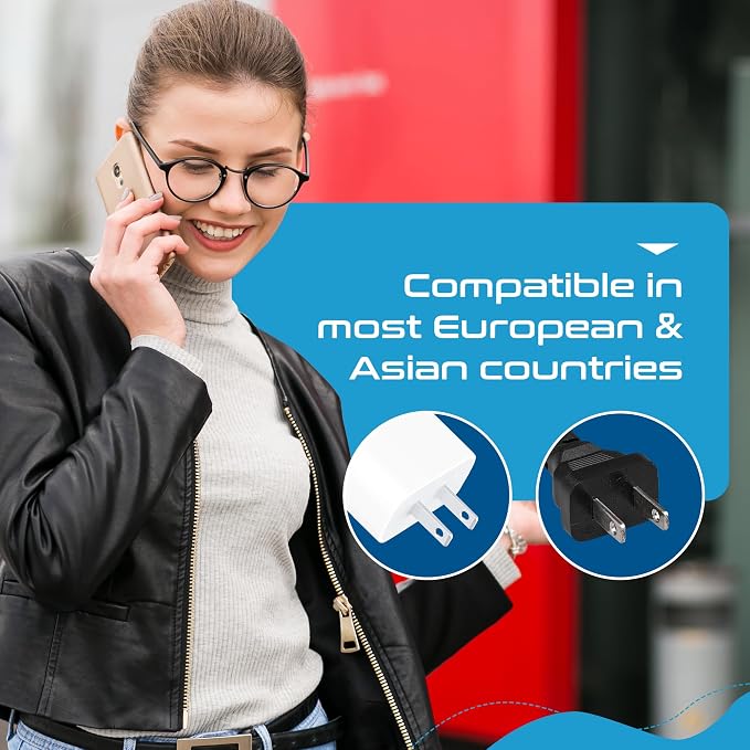 Ceptics USA, Canada to European Plug Adapter - Image 3