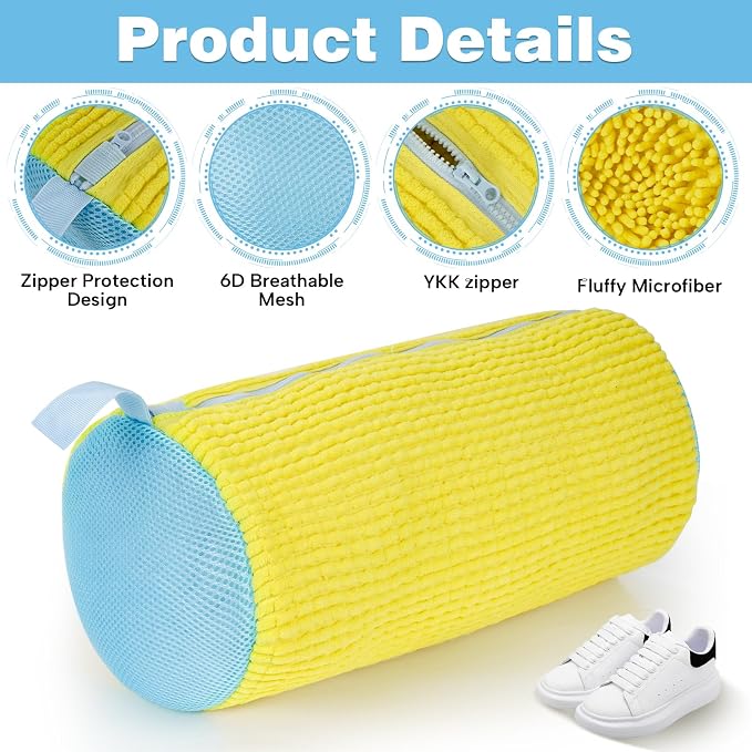 Shoe Washing Machine bag, Shoe Washing Bag, Versatile Shoe Laundry Bag - Image 2