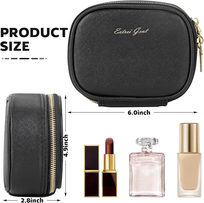 Small Makeup Bag Travel Train Case - Image 2