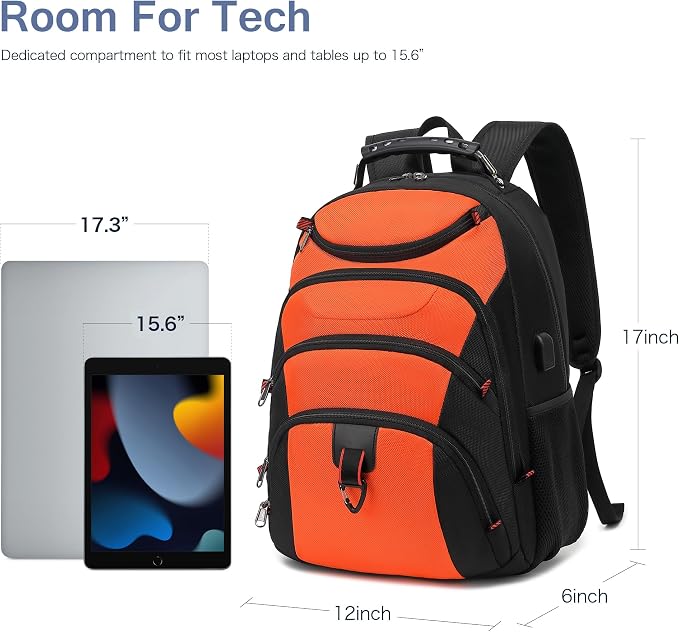 Boavan Laptop Backpack for men, 15.6 inch Laptop Bag - Image 6