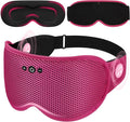 3D Contoured Sleep Mask with Bluetooth Headphones, Eye Masks by Mixiba