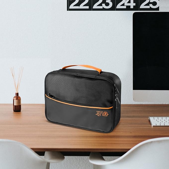 Electronics Travel Organizer, Large Double Layer Portable Waterproof Travel - Image 7